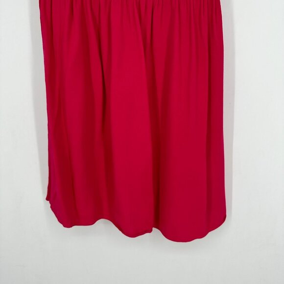 Draper James Flutter Sleeve Mini Party Dress Fuschia Pink Size 4 - Picture 5 of 10